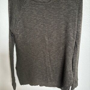 Velvet by Graham & Spencer Olive-Tone Textured Knit Top